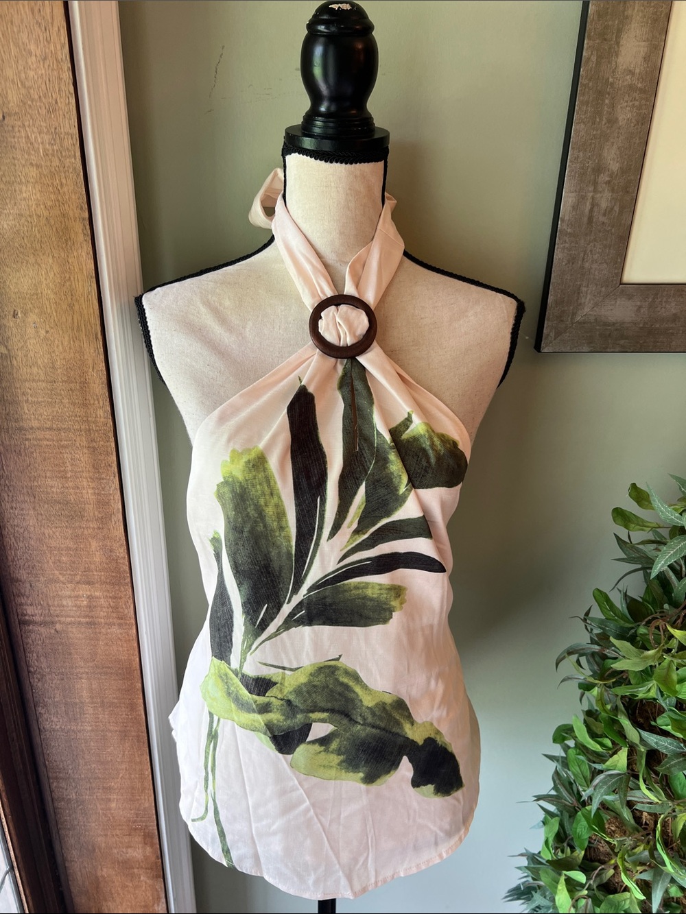 PEACH Blush Cream Top with Branded Tag
